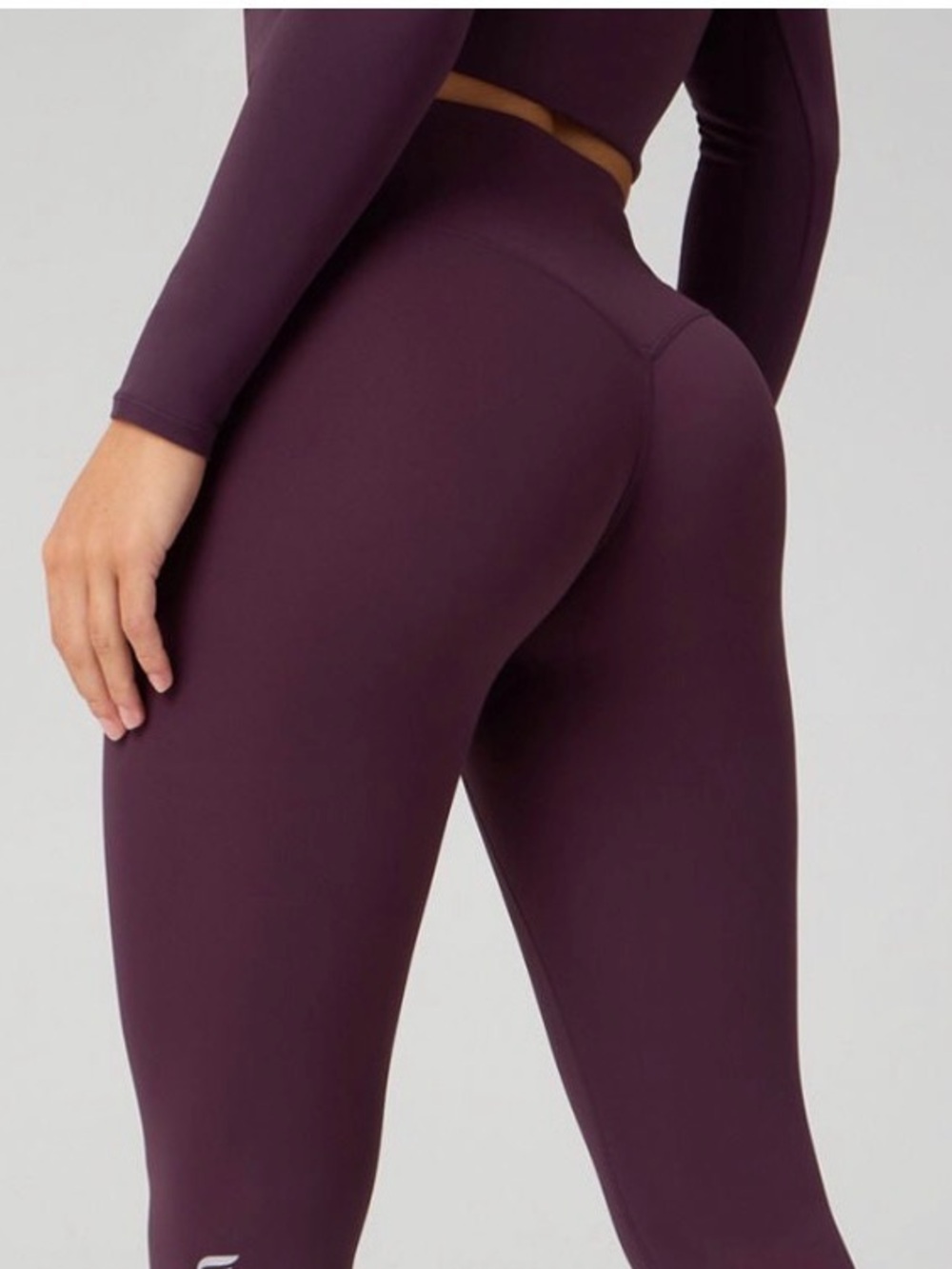 P'tula Deep Plum Alinah High-Waist Leggings